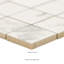 Carreau de mosaïque de plancher en céramique mat 12 po x 12 po Pietra Lucio