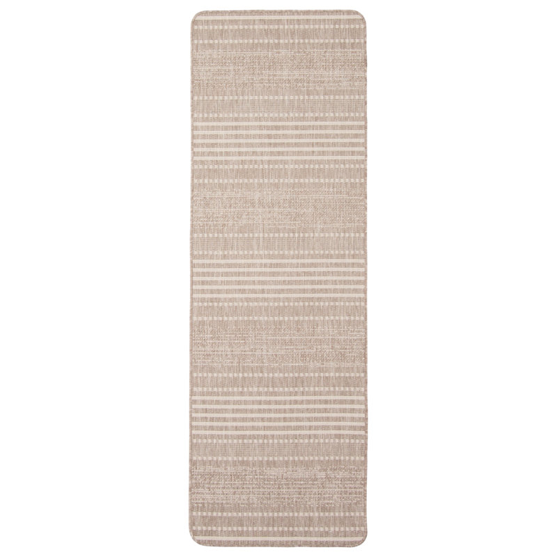 Bralynn Striped Indoor / Outdoor Rug, Runner 2'2" x 6'7"