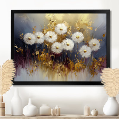 Golden Dandelion Harmony - Pissenlit, art mural