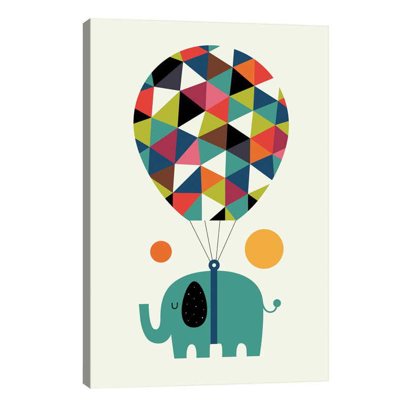 Fly High And Dream Big by Andy Westface - Print on Canvas, 66.04 cm H x 45.72 cm W x 1.91 cm D, Wrapped Canvas