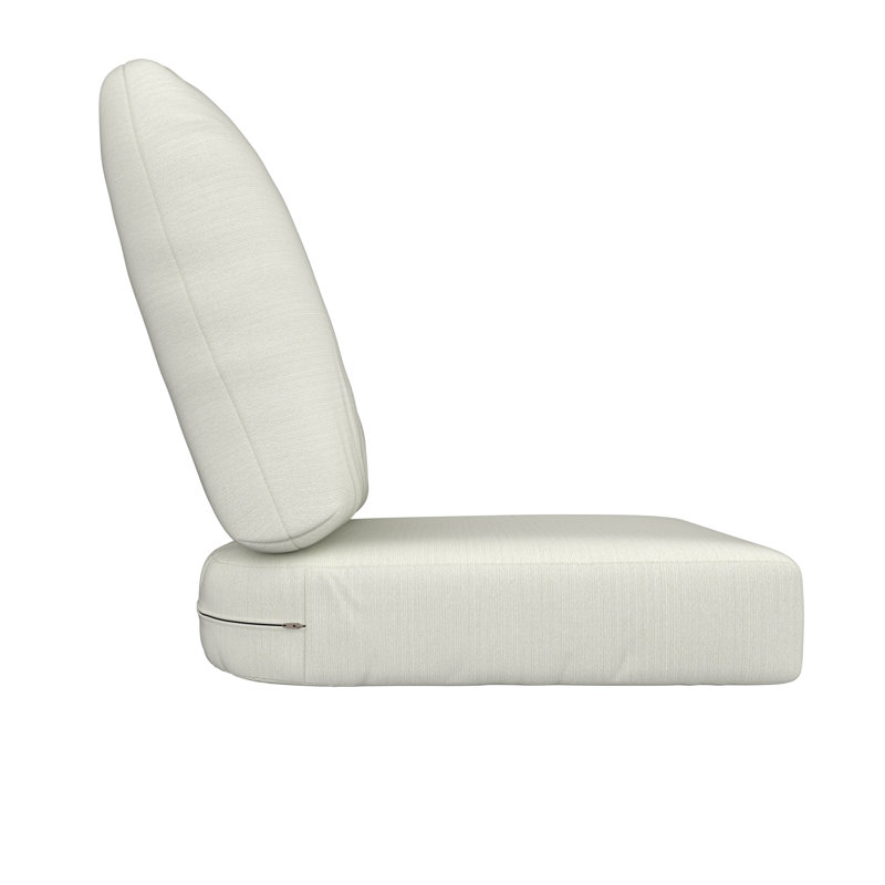 Outdoor Sunbrella® Seat/Back Cushion, Canvas Natural Sunbrella® Canvas
