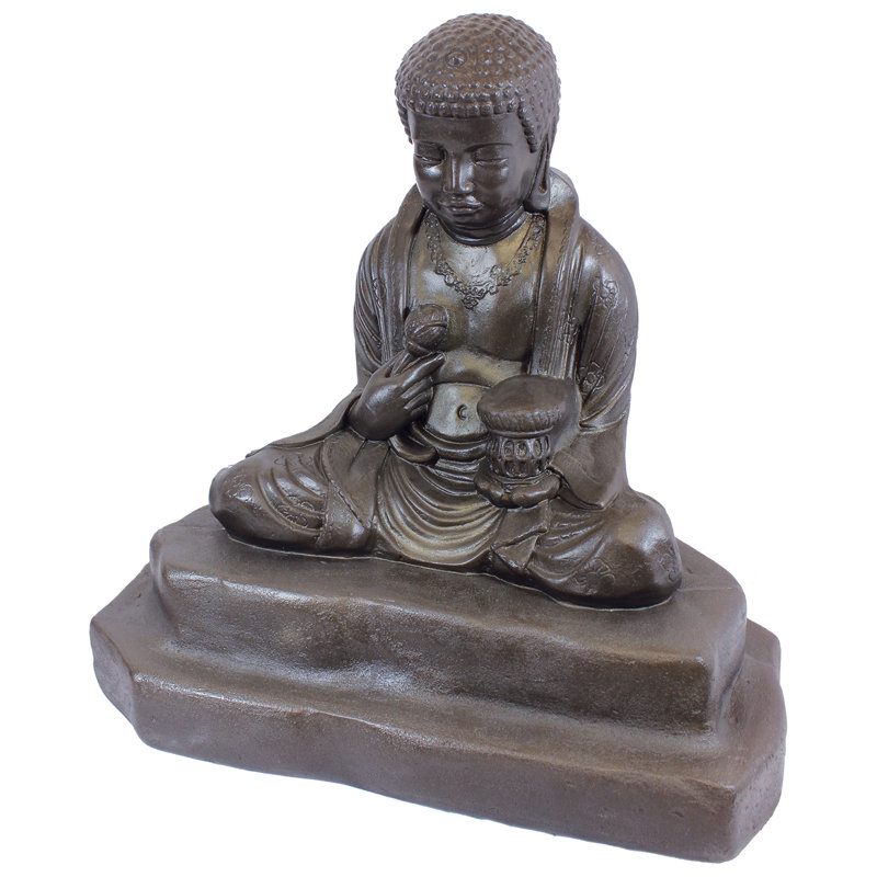 Statue de Bouddha méditant Galvan, Bronze