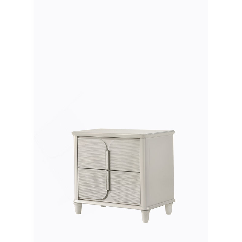 Nightstand With Functional Storage And Smooth Drawer Operation, Crafted For Durability And Versatile Bedroom Decor