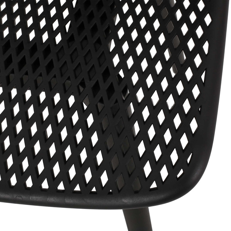 Chaise moderne Posey, Noir