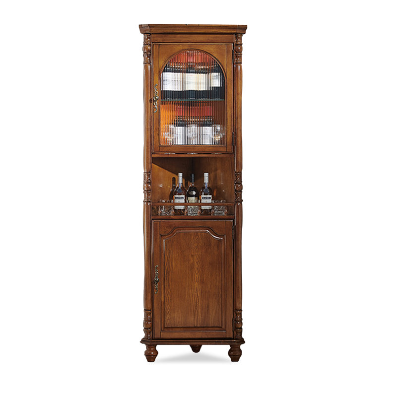Nut-brown Solid Wood Display Cases
