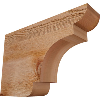 4"W x 12"H x 18"L New Brighton Rough Sawn Rafter Tail, Western Red Cedar