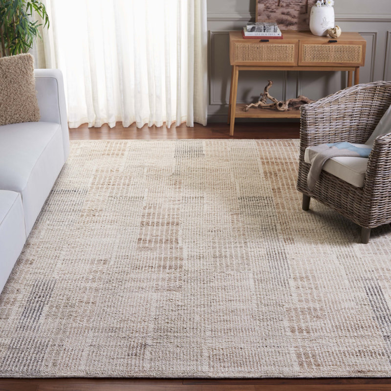 Tapis en laine noué à la main Micala, Rectangle 8 pi x 10 pi