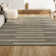 Colline Berber Stripe Shag Gray/Ivory Rug