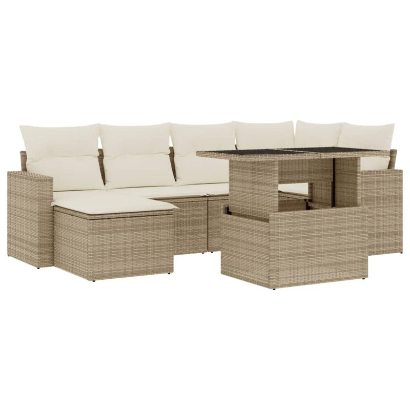  Garden Sofa Set Beige