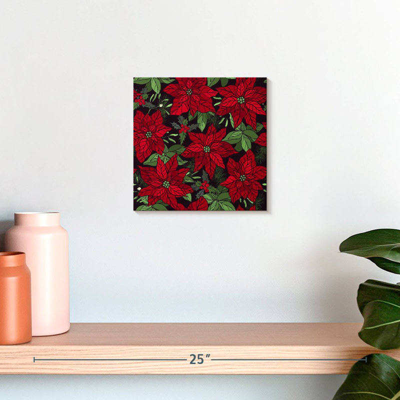 Harnek rubis poinsettias, H 10 po x l 10 po
