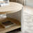 End Table with 2-Layer Storage Shelves