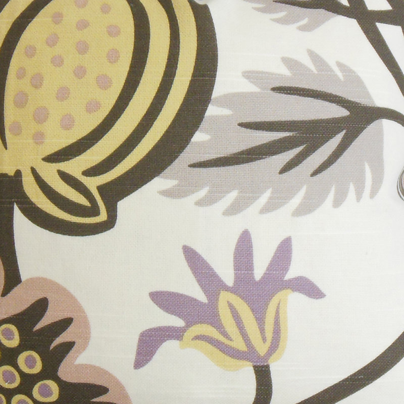 Coussin décoratif en coton floral quintana, 24 po x 24 po, Duvet