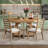 Round Dining Table for 4 with Chairs Set-1992785663