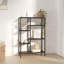 Eljah 180cm H x 80cm W Steel Geometric Bookcase-324065150-290845498