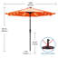 Parasol de marché éclairé Caerphilly-157318108-264100099