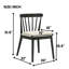 Ensemble de 2 chaises en bois massif-1319298116