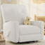 Fauteuil inclinable pivotant à 360 °, fauteuil inclinable manuel en lin pour chambre de bébé, salon, chambre à coucher et petits espaces-1556240825