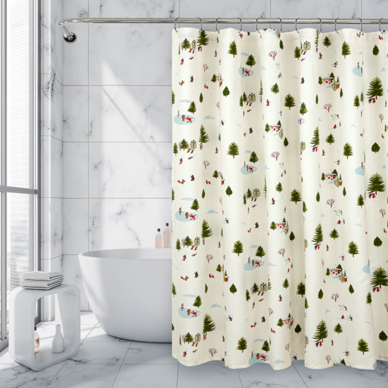Catlee Polyester Blend Semi Sheer Curtain Single Panel