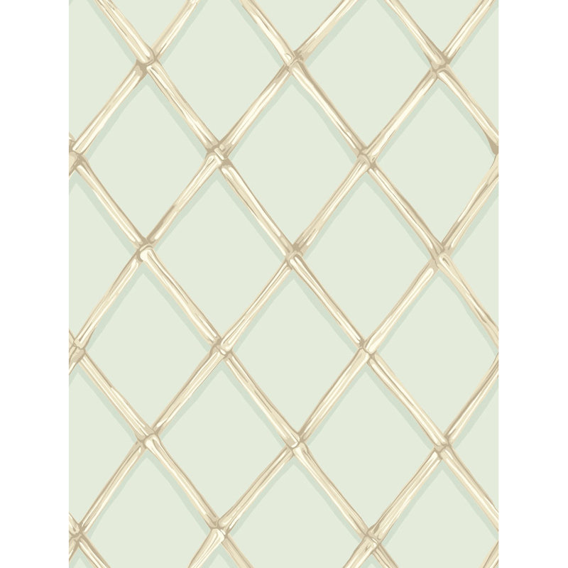 Bagatelle Geometric Wallpaper Roll, Duck Egg