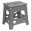 1 - Step Plastic Lightweight Folding Step Stool
