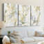 ABSTRACT Series CMIV - Toile tendue sur mesure avec châssis - 3 pièces-1613258377