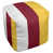 Blanc / marron / jaune