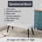 Celestial Mirage Marble Pattern - Marble Upholstered Black Bench