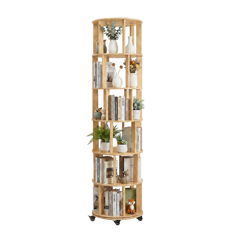 Bibliothèque 360 ° ronde pour petits espaces