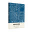 Scénario et paysages urbains, impression de carte de la ville de Denver-563033659