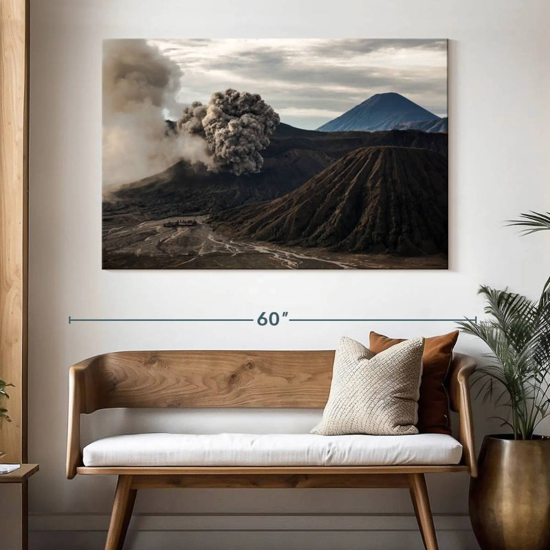 Alvord Volcanic Eruption, 34" H x 51" W