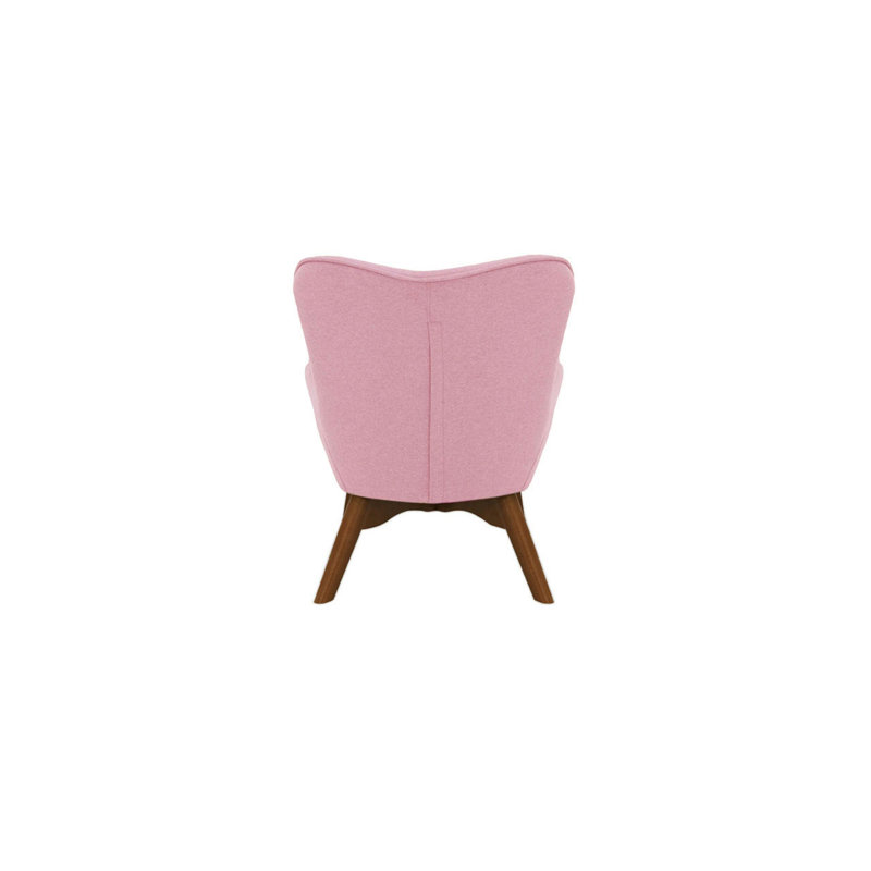 Wimbled Children's Club Chair, Pink/Dark Oak