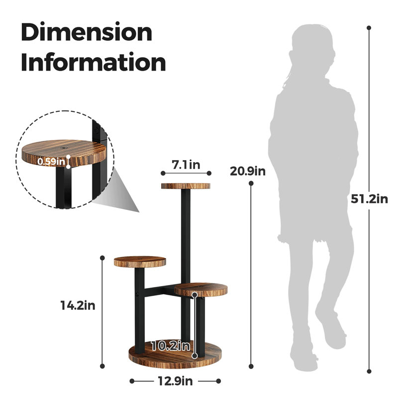 Plant Stand 3 Tier
