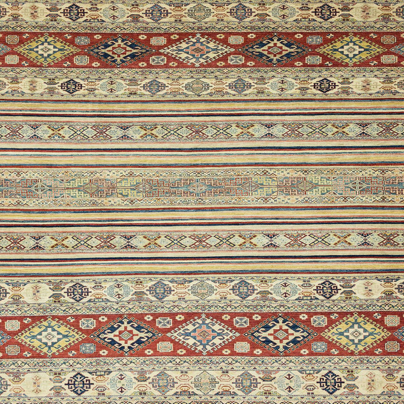 Abstract Indoor Rug, Square 6'