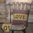 Love Cotton Plaid Throw Pillow