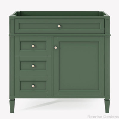 Base de meuble-lavabo simple 35 po seulement