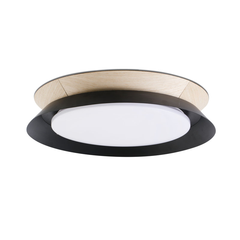 Alvetta LED Flush Mount, Black
