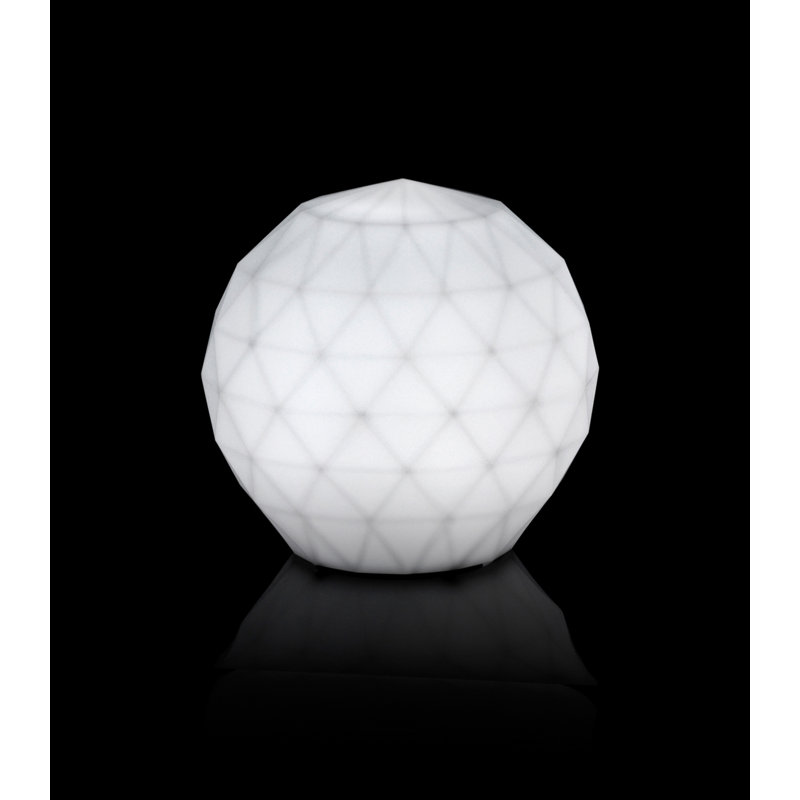 Lampe de table d'extérieur à DEL Vases, H 11,75 po x l 11,75 po x P 11,75 po, Brancher