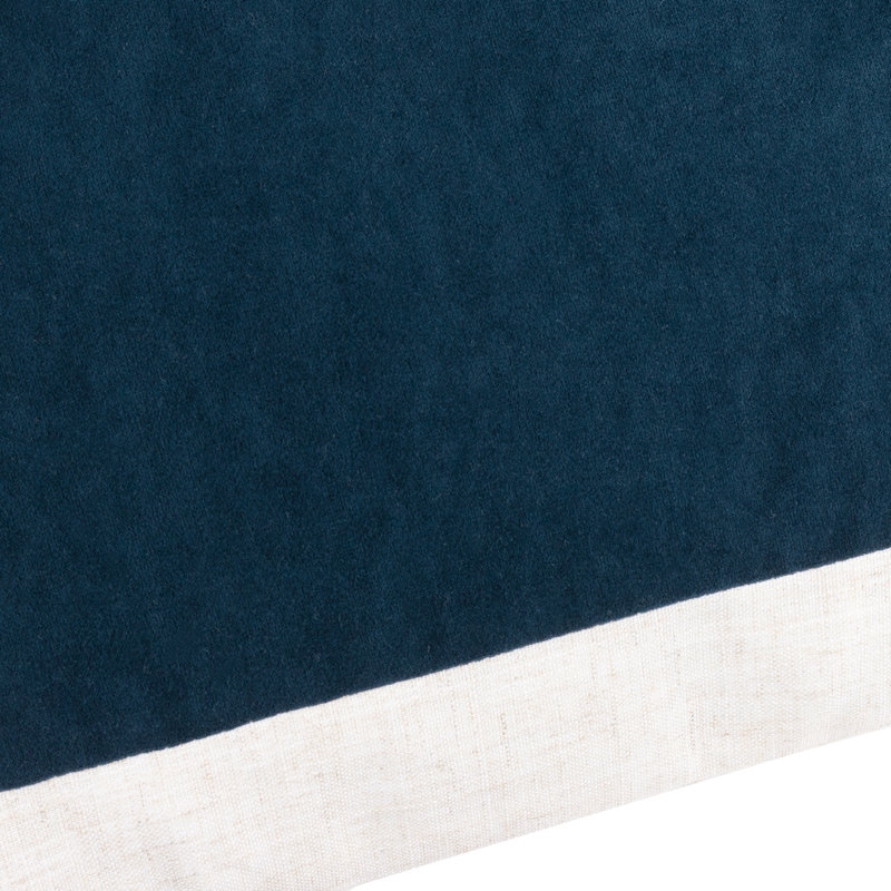 Allare Square Throw Pillow Cover, Navy