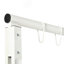 Portique de balancelle en métal blanc, structure de chaise suspendue robuste, capacité de poids de 528 lb, pour aire de jeu sur la pelouse du patio
