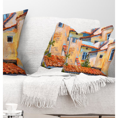 Coussin European European Rooftops - Cityscape