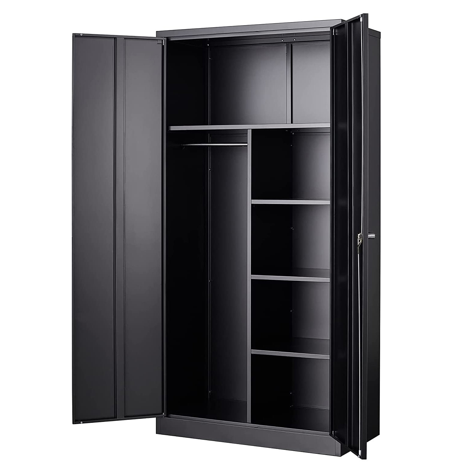 Karn 35.25'' Wide 6 - Shelf Storage Cabinet