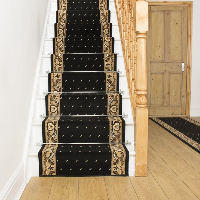 Stair Runner Alsafi Polka Dots Indoor / Outdoor Area Rug, Runner 780cm x 70cm