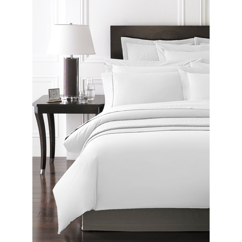 Rayon Cotton Blend Sham, King, White