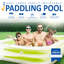 SUNMER Large Inflatable Family Paddling Pool  –  200cm x 150cm x 50cm 