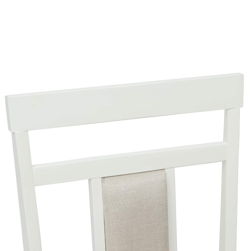 Tasi Solid Wood Accent, White