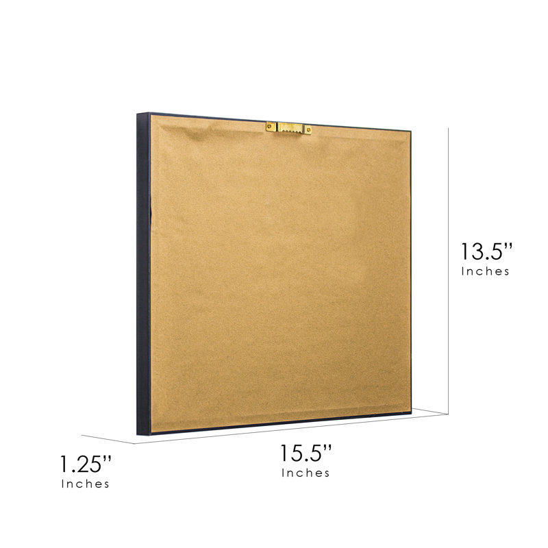 Miroir décoratif à essence Trinx Texaco - 13,5 po x 15,5 po