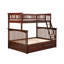 Lit superposé standard en bois massif avec lit gigogne Flinn-1930323726-1930323732