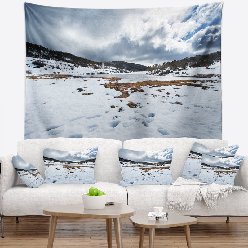 Tapisserie Snow Mountains in Kosciuszko Park, H 50 po x l 60 po