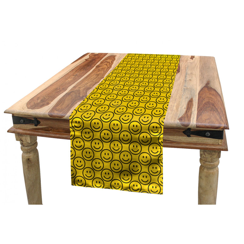 Chemin de table géométrique, 120 po x 16 po