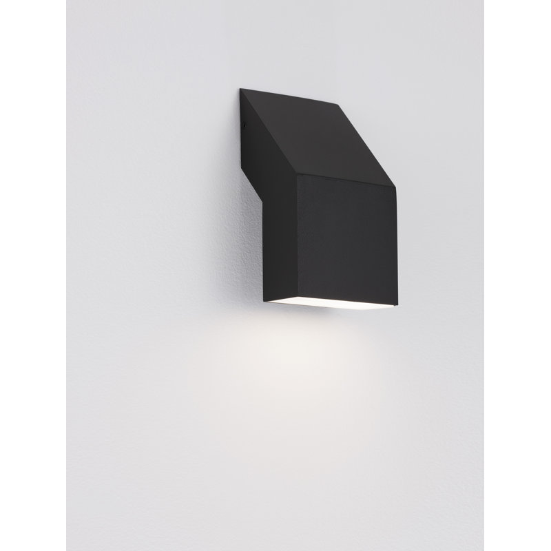 Black Integrated LED Outdoor Flush Mount